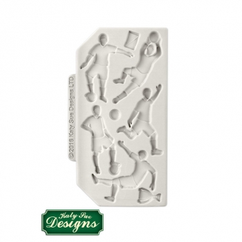 Silicone Mould - Football Silhouettes